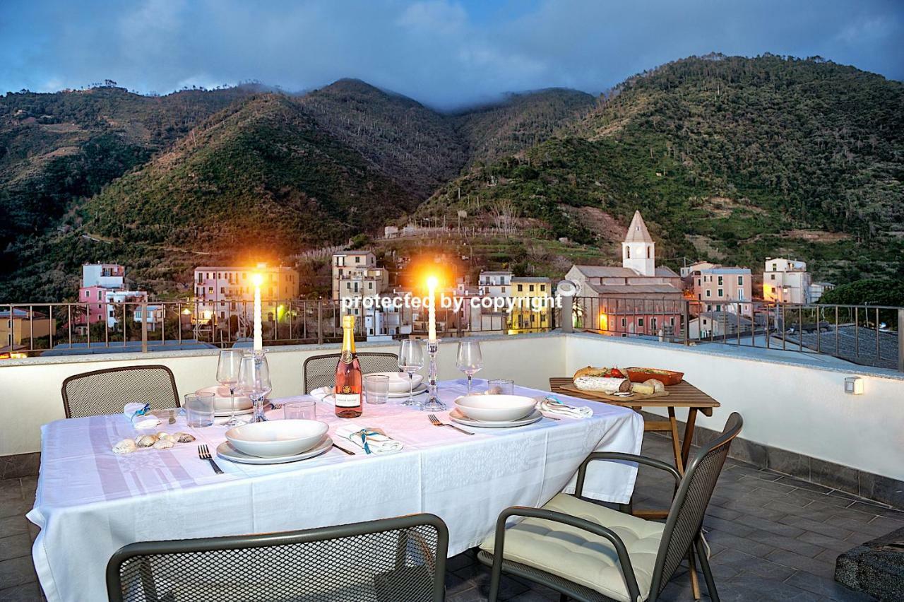 Luxury Penthouse Sea View Corniglia Exterior foto